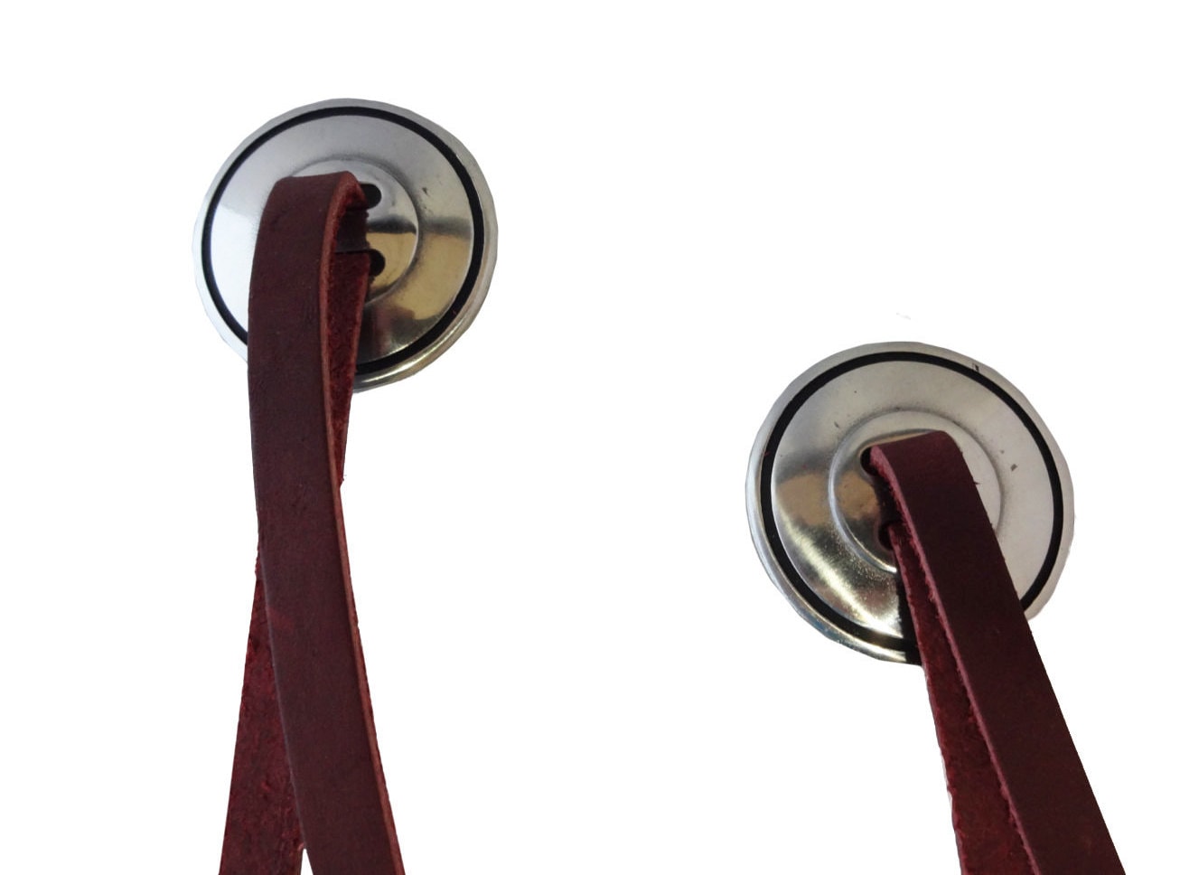 Paire De Conchos Gallup Bronze Blanc Jeremiah Watt, Boucle Dos Hippie