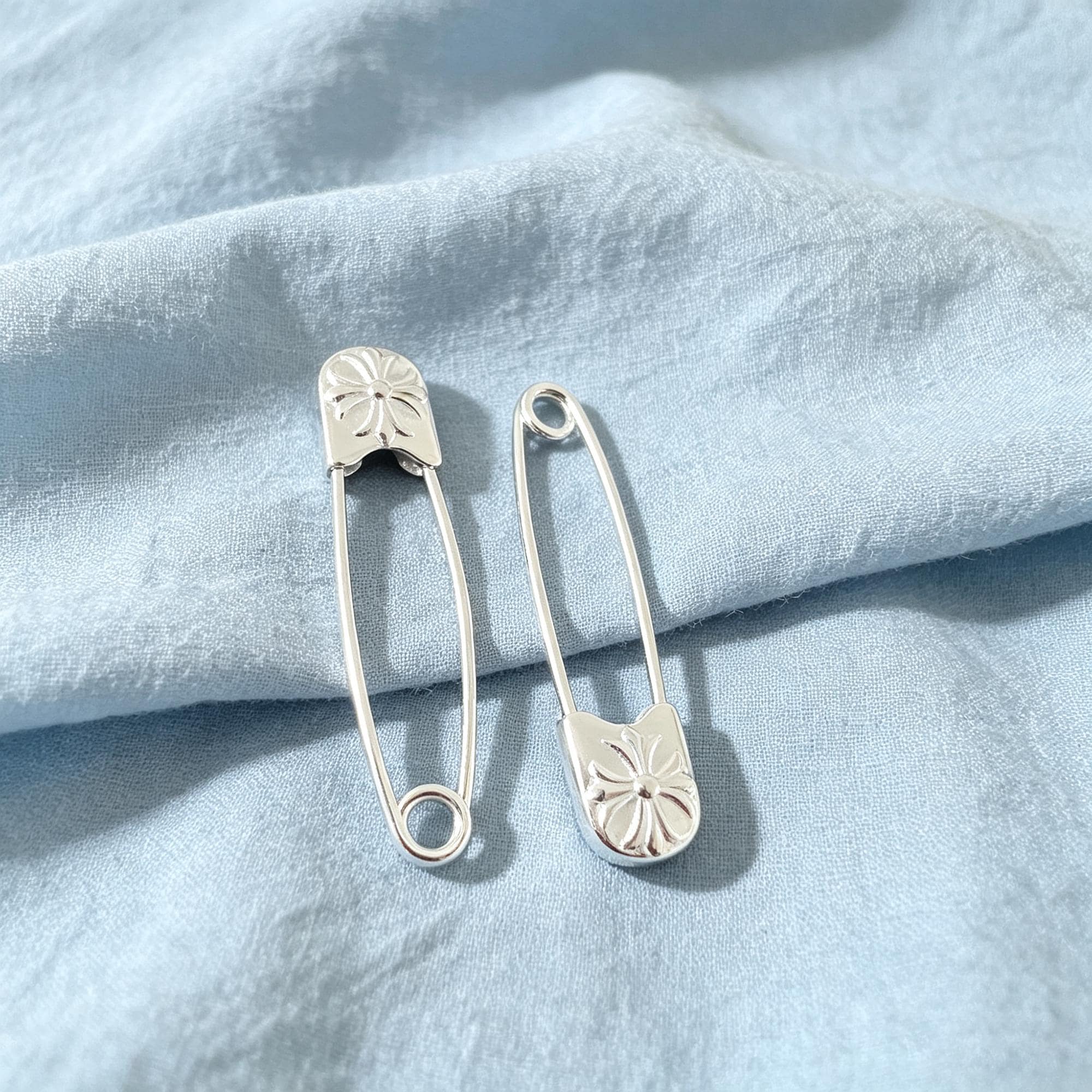 Chrome Heart Cross Pin - Etsy