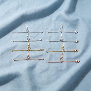 Sterling Silver Adjustable Heart Chain Extender with Elegant Slider Bead SS00061PD
