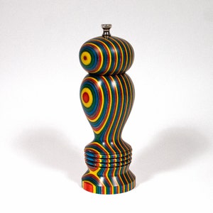 Pepper Mill, 8 Inch Confetti Haynes, Pepper Grinder, Peppermill, Spice Grinder, Salt and Pepper Mills, Wedding Gift, Christmas Gift
