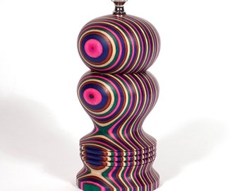 colourful pepper grinder