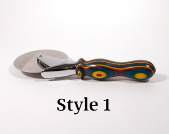 Pizza Cutter, Pizza Wheel, Confetti Color Stainless Steel Pizza Cutter, Colorful Pizza Cutter, Cooking Gift, Gift for Dad, Housewarming Gift