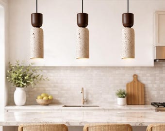 Wabi Sabi Bedside Chandelier, Japanese Minimal Pendant Light, Vintage French Hotel Style Bedroom Lighting