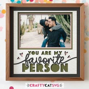 Pliki SVG Valentines Day Love Shadow Box dla projektów Cricut, spersonalizowany prezent rocznicowy w ramce na zdjęcia SVG, projekt 3D Wedding Love SVG