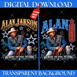 Alan Jackson Art - Etsy