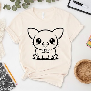 Cute Anime Monster SVG Bundle | Chibi Cartoon Characters SVG PNG | Pikachu Inspired Cricut Cut Files image 3