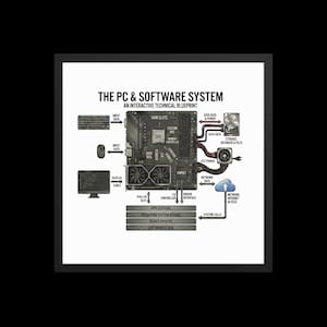 Framed Coding Computer Programming Poster, Computer Science, Engineer Gift Art, Engineer Computer Poster, Software Engineer Lover Art