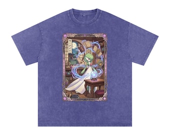 ガーディボアシャツ　日本の伝統芸術、サイキックな魔女の美学、タロットカードのグラフィックTシャツ、ゲーマーの彼女へのプレゼント、原宿スタイル