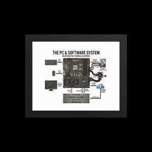 Framed Coding Computer Programming Poster, Computer Science, Engineer Gift Art, Engineer Computer Poster, Software Engineer Lover Art