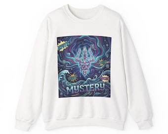 MYSTIC ENERGY Lab. „Mystery“ Case_d2 | Scorpio Neptune Sweatshirt, Deep Sea Trident Cosmic Pop Art