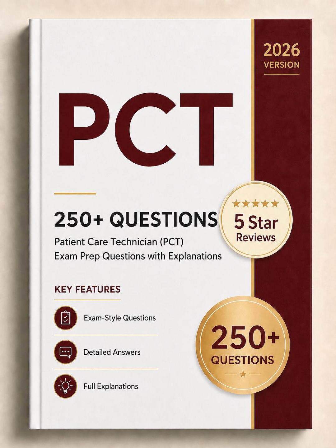 Patient Care Technician (PCT) Exam Prep 2026 (new Material)| 250 ...