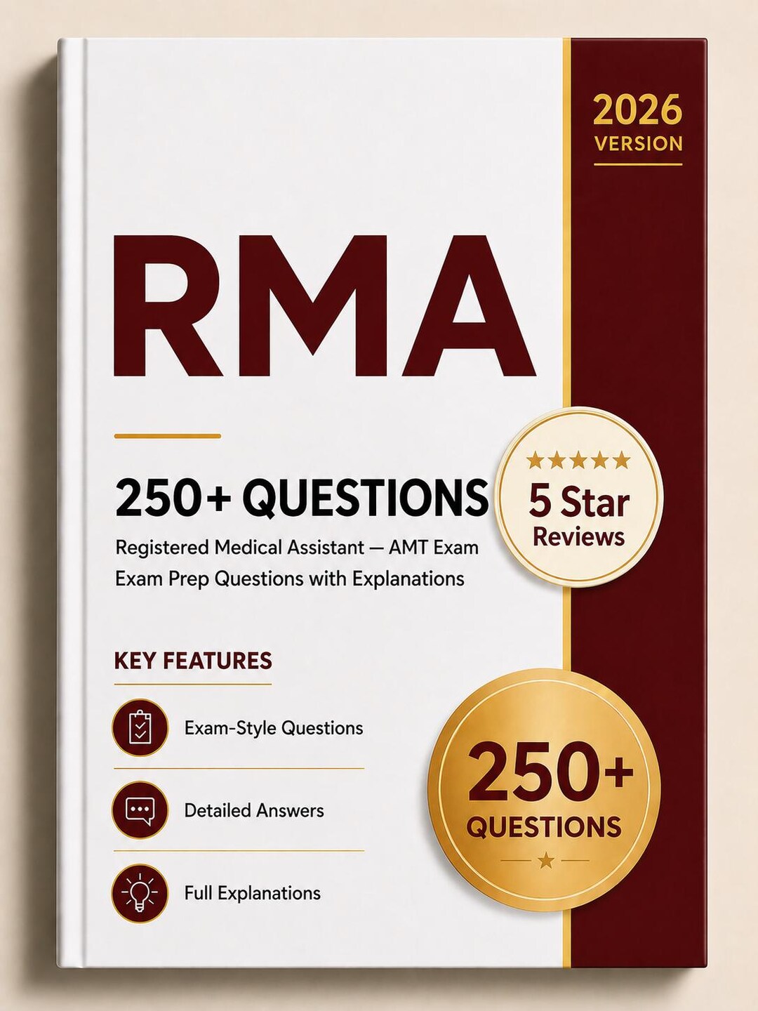 RMA (registered Medical Assistant — AMT) Exam Prep 2026 (new Material ...