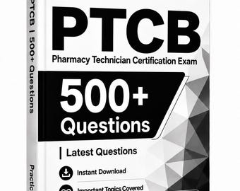 PTCB-Prüfung 2026–2027: Über 500 Übungsfragen | Lernleitfaden | Offline-Testsoftware | 150 Karteikarten | Zertifizierung zum/zur Apothekenhelfer/in