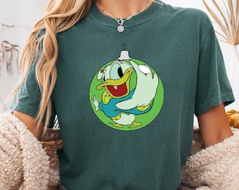 Donald Duck Christmas Ornament T-shirt, Disney Holiday Bulb Shirt, Donald Duck Youth T-shirt, Toddler Shirt, Kids Xmas Tee, Disneyworld Trip