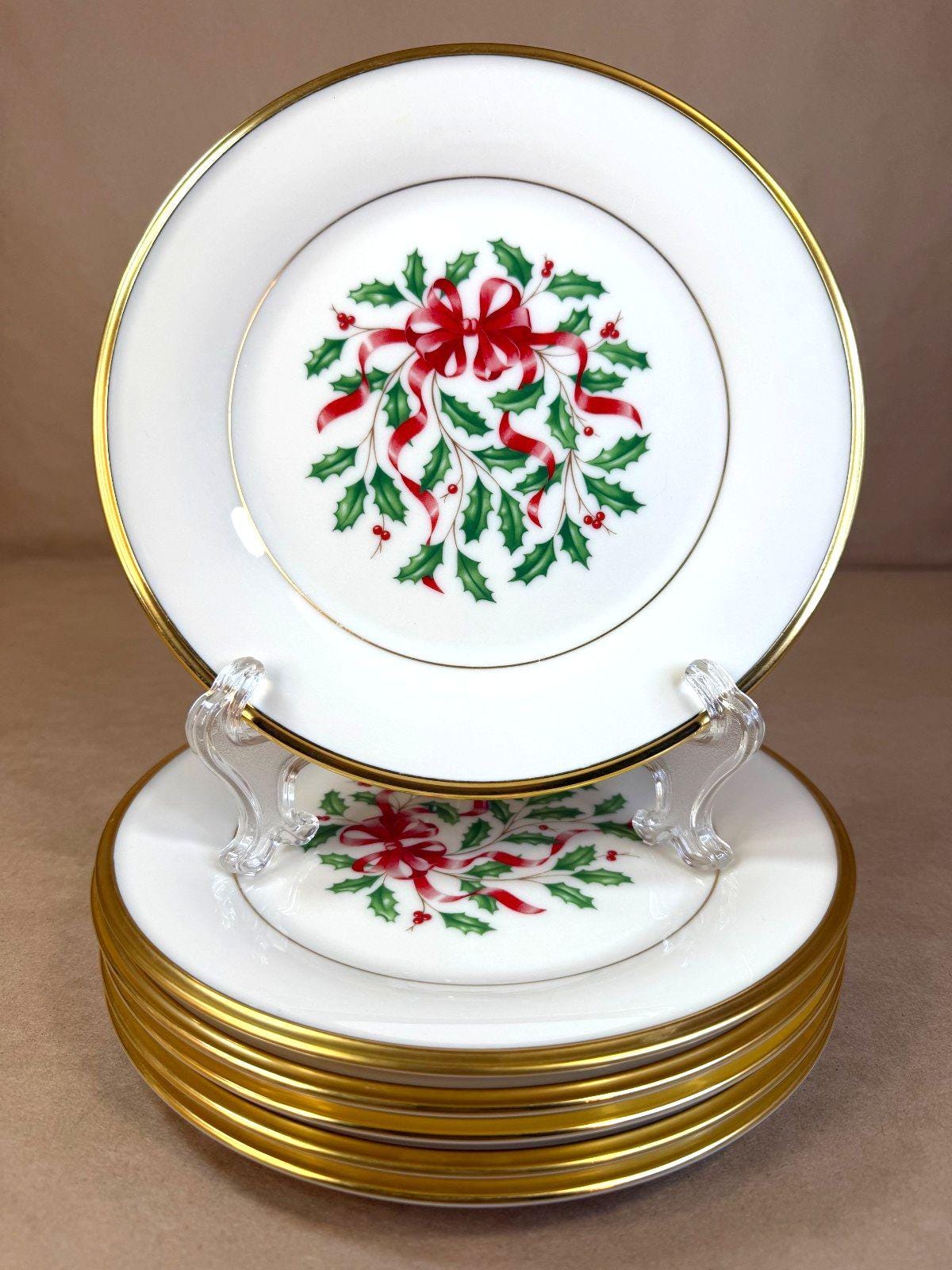 Lenox holly salad plates - Etsy 日本
