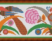 Repeating Antique Decorative Motif Borders 1, 2, 3 Cross Stitch PDF Patterns