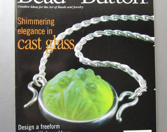 Bead and Button Magazine Creative Ideas For The Art of Beads and Jewelry August 1999