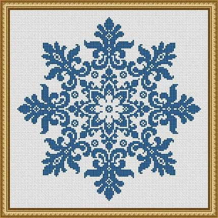 30 Beautiful and Stylish Monochrome Crochet Patterns 17 Monochrome Snowflake Filet Pattern
