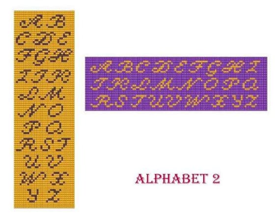 Alphabet bracelet pattern deals