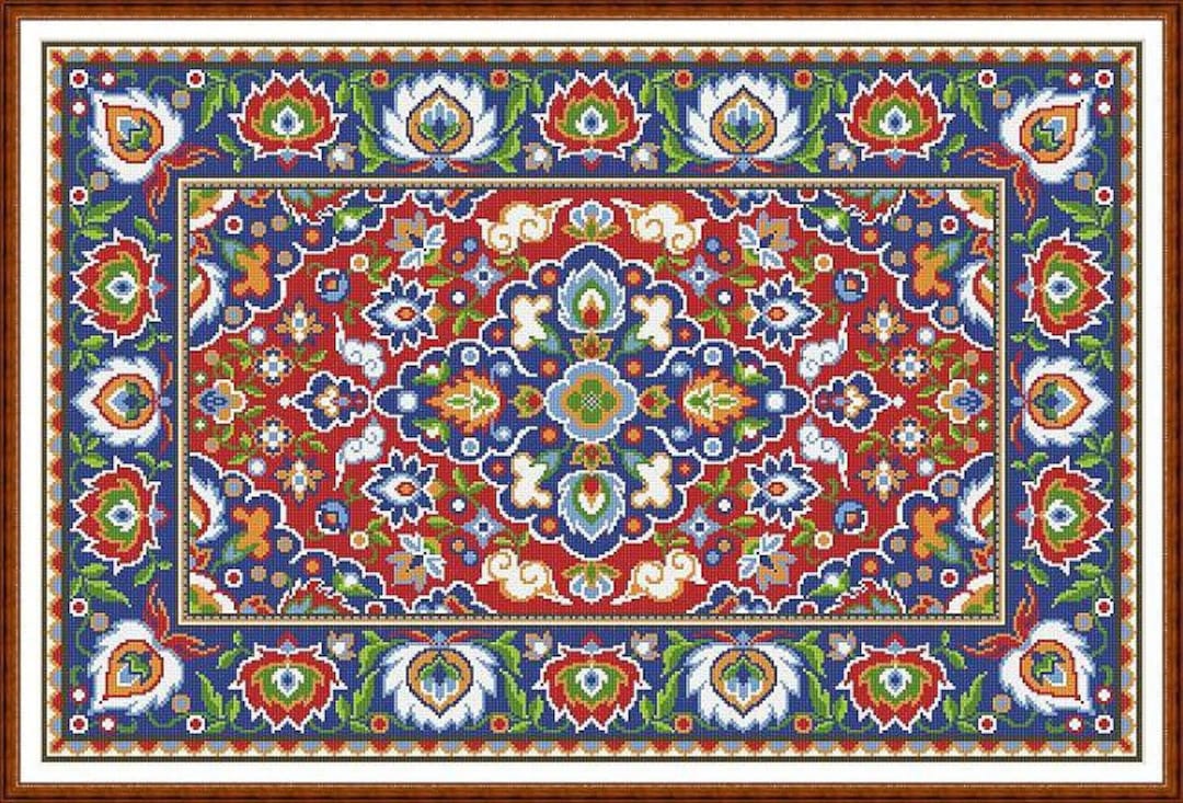 Oriental Rug Patterns.pdf Oriental Vintage Floral Rug 1 Adaptation Large Rug Large Tapestry ...
