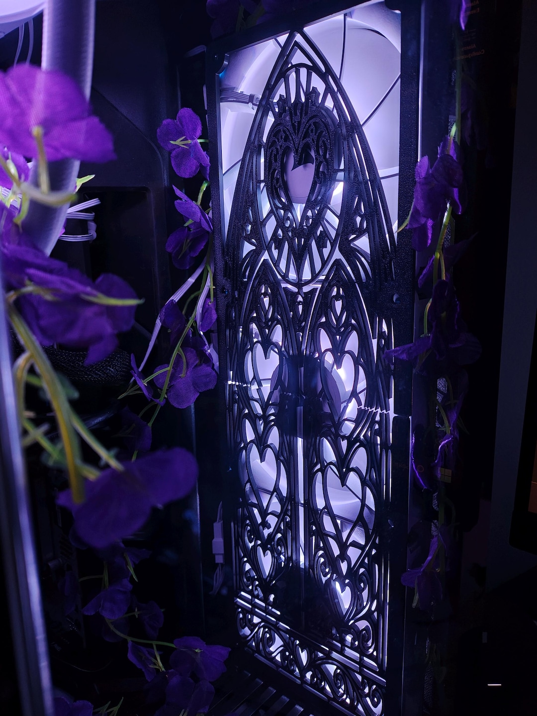 Celestial Gothic PC Fan Grill - Astral Moon & Stars Computer Case Mod - 3D Printed Midnight Cathedral Fan Cover - Cosmic Witch PC Fan Shroud - Etsy