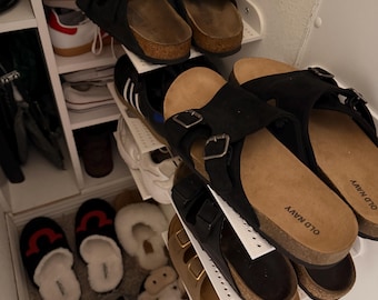 Gain de place pour chaussures empilables imprimées en 3D | Emplacements pour ranger les placards | Rangement pour chaussures minimaliste moderne