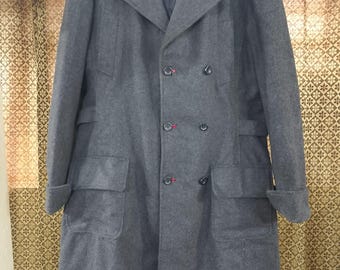 Men wool long coat