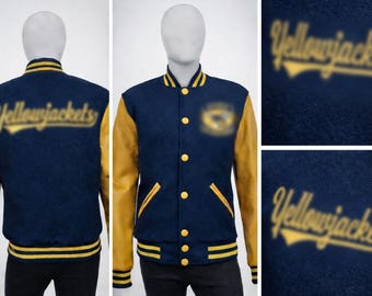 Letterman bomber jacket Inspired YellowJackets