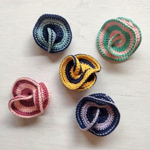 Crochet Mobius Infinity Loop Fidget Toy, Handmade Sensory Toy, Choose Your Colors