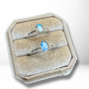 Oval ädelstensring i sterlingsilver - fasetterad äkta sten, minimalistisk design, elegant ring - månsten, ametist, peridot och mer!