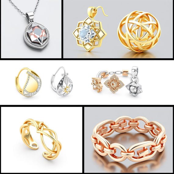 Custom Jewelry CAD Design Service, STL and 3DM Files for Casting