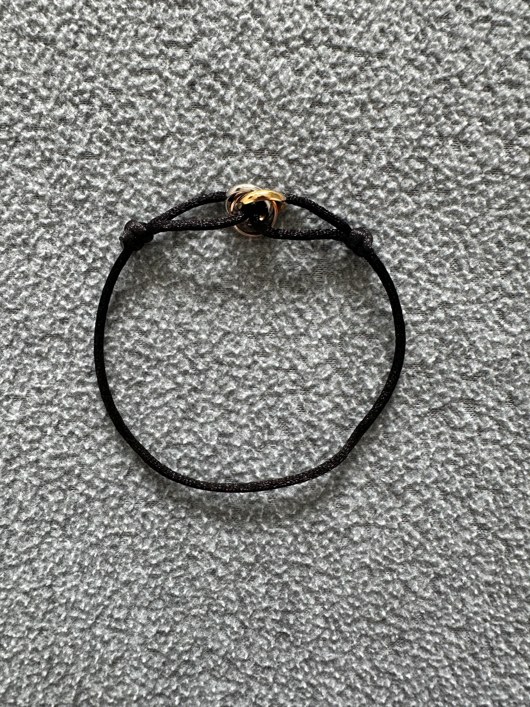 Cartier trinity cord bracelet - Etsy 日本