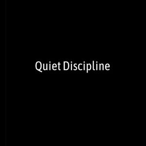 Quiet Discipline Lock Screen Wallpaper | Minimalist Black Phone Background | Digital Download
