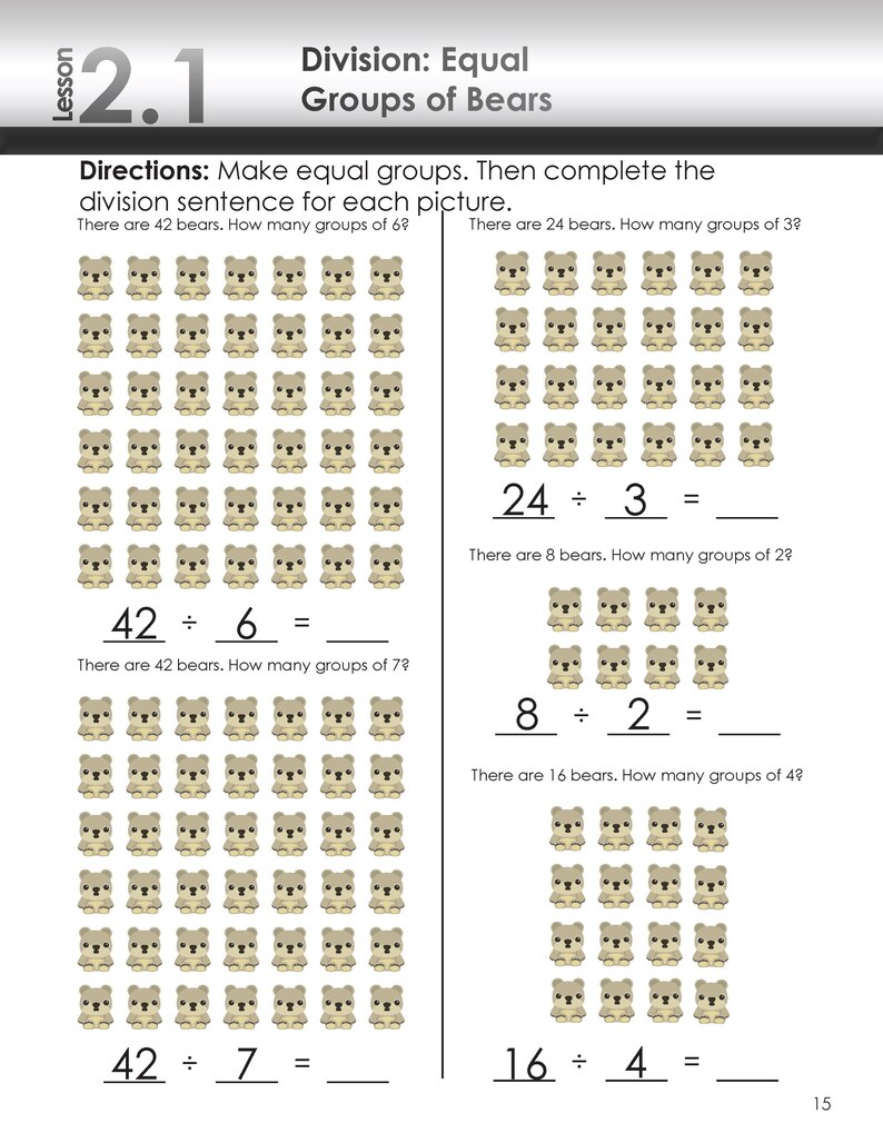 3rd Grade Common Core Math Workbook | Full Year Curriculum | Printable ...