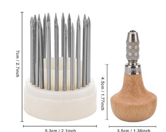 23pcs Beads Graver Tool Set, Anti-Slip Wooden Handle, Jewelry Stone Setting & Jeweler Equipment