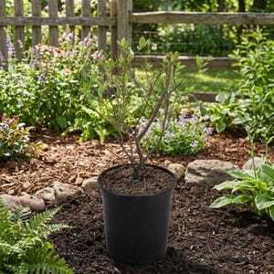 1 -Gallon Fruit Brightwell Rabbiteye Blueberry In pot (with soil)