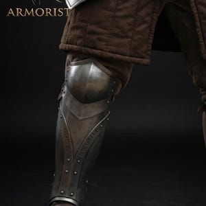Dvärgstålplåtsrustning - Graverad krigarkostym - Komplett medeltida fantasyset för lajv och cosplay - Anpassad riddarrustning bild 6