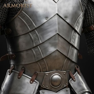 Dvärgstålplåtsrustning - Graverad krigarkostym - Komplett medeltida fantasyset för lajv och cosplay - Anpassad riddarrustning bild 3