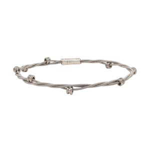 Pulsera de cuerdas de guitarra con punta de bola