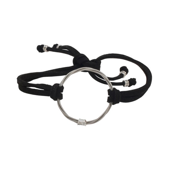 Suede Tie Bracelet Song Circle Etsy