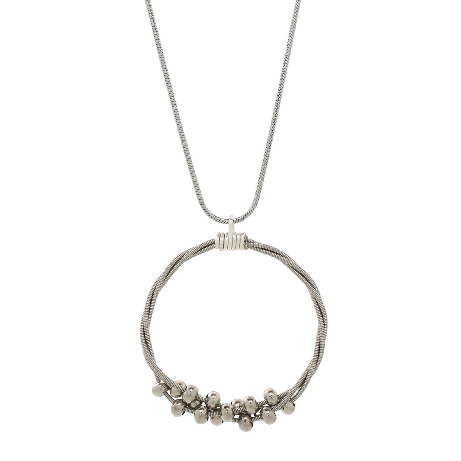 Floating Melody Guitar String Necklace Etsy UK