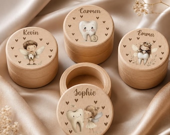 Caja de madera personalizada para dientes