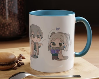 Spells Come First Love Comes Next Accent Coffee Mug | Valentine Funny Frieren