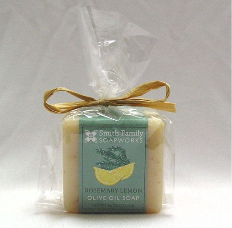 Rosemary Lemon Soap Natural Soap Handmade Soap Olive Oil Etsy