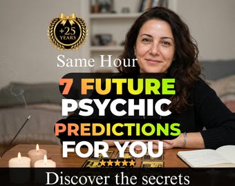 Same Hour 7 Psychic Predictions, Clairvoyant Insight , Accurate Spirit Guide, Medium Clairvoyant Reading,  Love Career Wealth Forecast