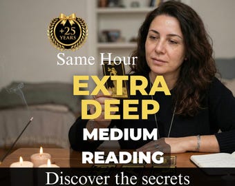 Same Hour Extra Deep Psychic Reading |  Same Hour Real Medium Insight | Love, Future, Destiny, Career Life Purpose Extra Detailed Reading
