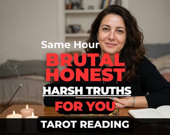 Same Hour Brutal Honest Tarot Reading, No Sugar Coating, Direct Answers, Truthful Psychic, Love Career, Harsh Truths, Fast