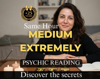 Same Hour Extremely Detailed Psychic Reading, Real Medium Insight, Spirit Messages, Honest Love Career Future, Accurate Spiritual Advice
