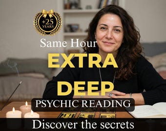 Same Hour Extra Deep Psychic Reading | Real Medium Insight | Love, Career, Future, Destiny, Life Purpose Detailed Reading, Accurate Reading