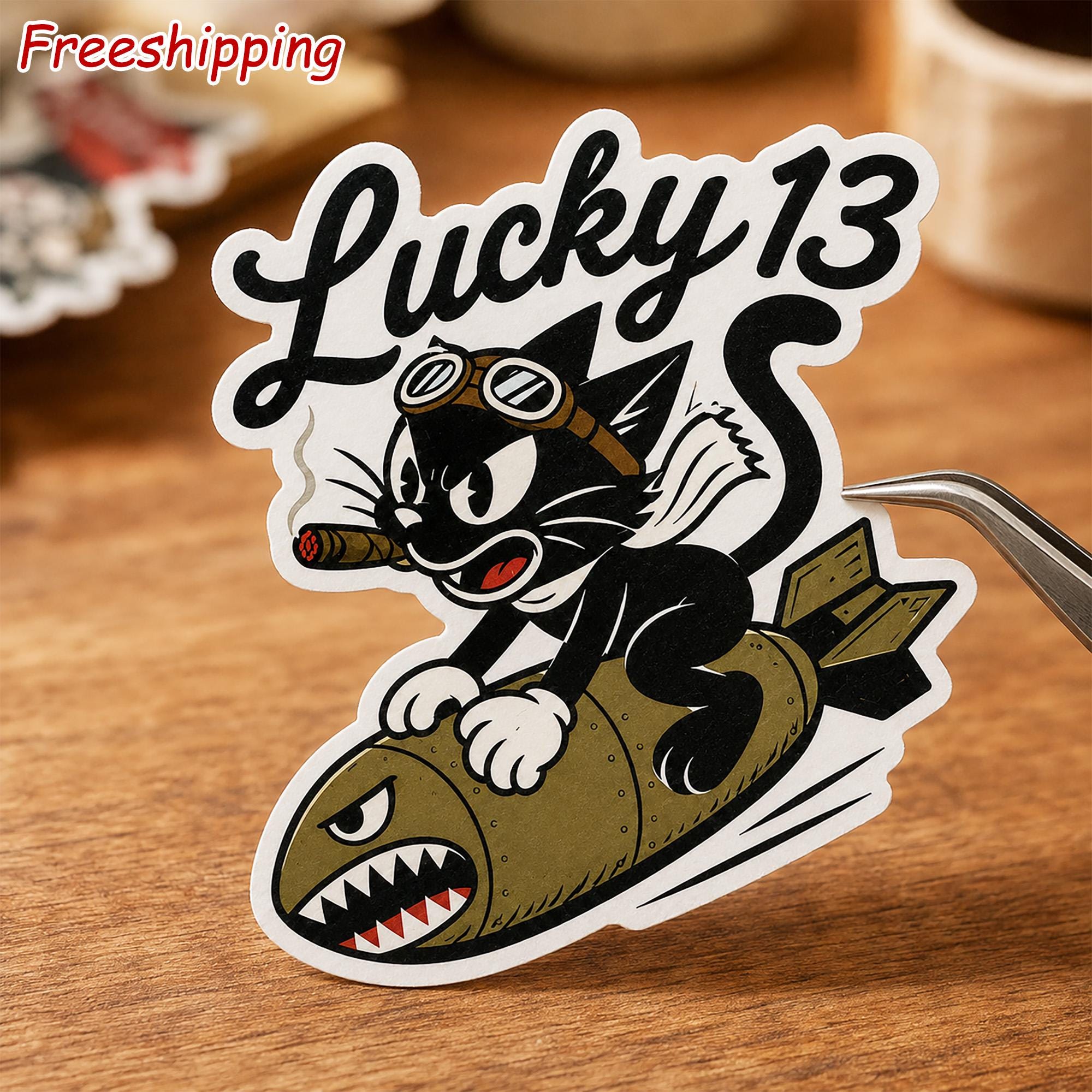 Vintage Lucky Cat - Etsy